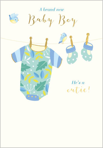 Picture of BRAND NEW BABY BOY CARD